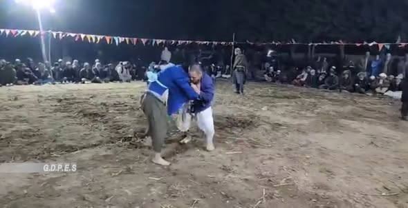 بلخ؛ شورتپه ولسوالۍ کې د ۶۰ کورشکارانو ترمنځ د کورش سیالۍ وشوې