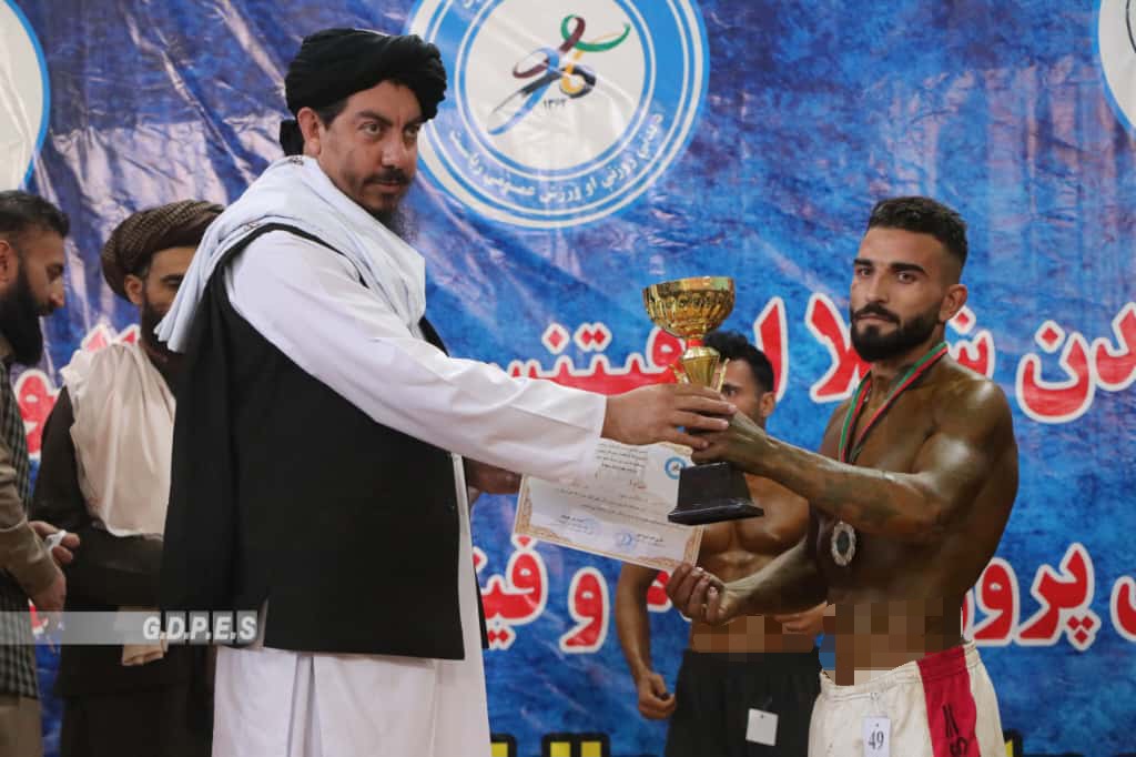 پایان رقابت های پرورش اندام و فتنس زون مرکز شهر کابل