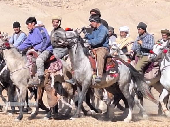 برگزاری مسابقات بزکشی در بامیان