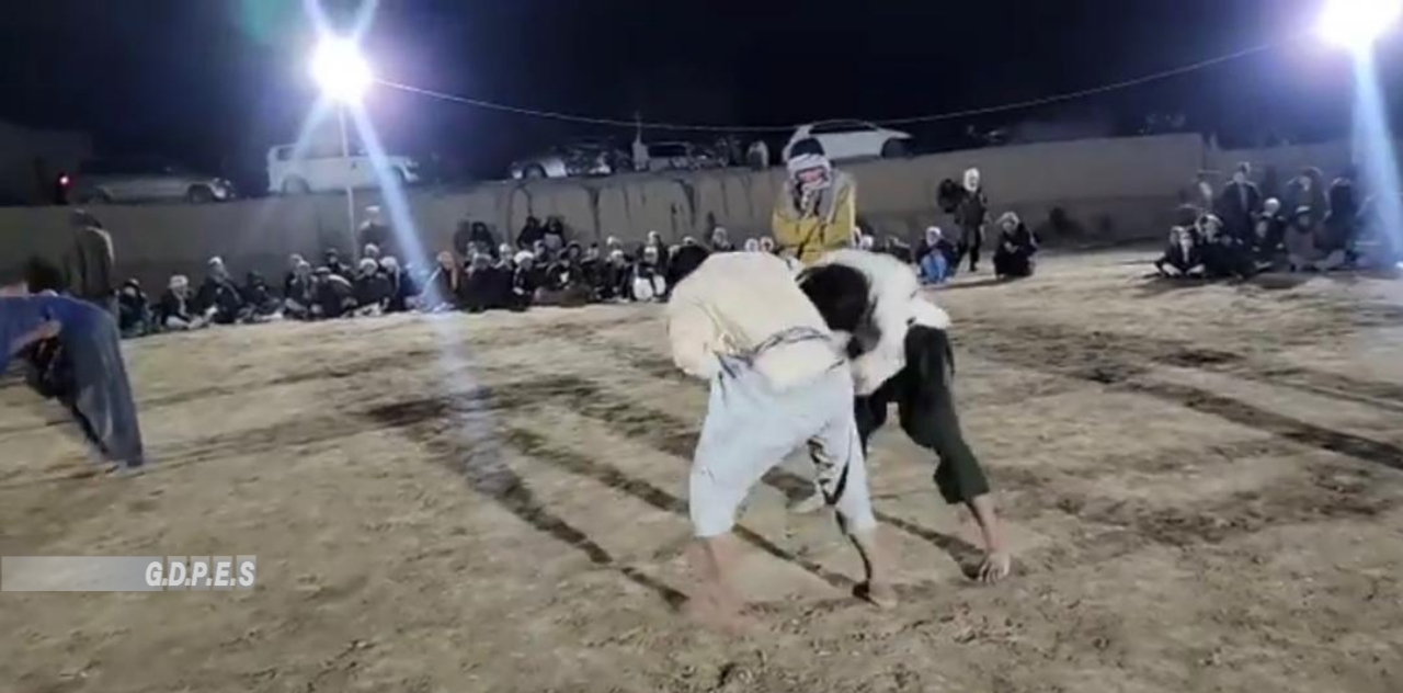 بلخ؛ مسابقات محلی کورش میان ۵۰ ورزشکار در ولسوالی چاهی برگزار شد