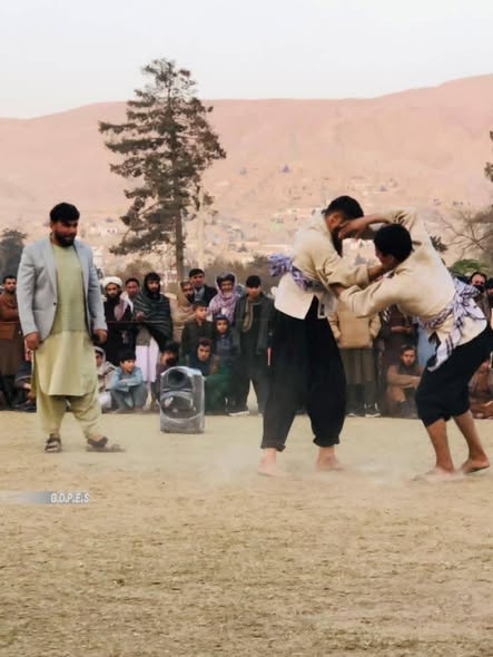 بغلان؛ رقابت های کشتی محلی با اشتراک ۲۶ تن در شهر پلخمری برگزار شد