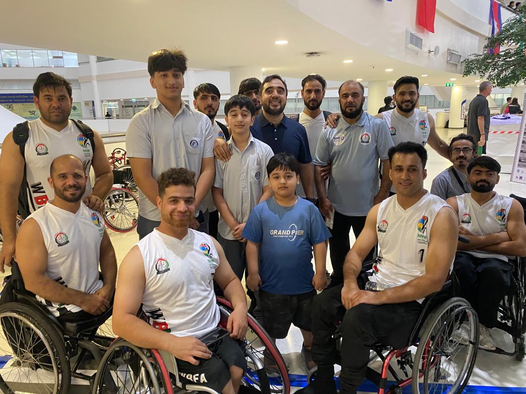 د ویلچر بسکتیال ملي لوبډلې د اسیایي سیالیو په خپله دویمه لوبه کې هند هم مات کړ