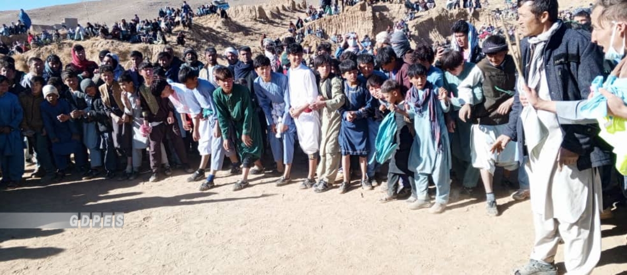 دایکندي؛ خدیر ولسوالۍکې د ۳۵ ورزشکارانو ترمنځ د ځغاستې سیالۍ ترسره شوې