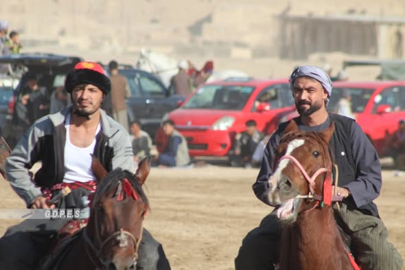 سمنگان؛ رقابت های بزکشی با اشتراک ۸۰ تن در شهر ایبک پایان یافت