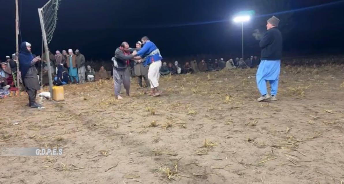 بلخ؛ مسابقات محلی کورش میان ۷۰ ورزشکار در ولسوالی کلدار برگزار شد