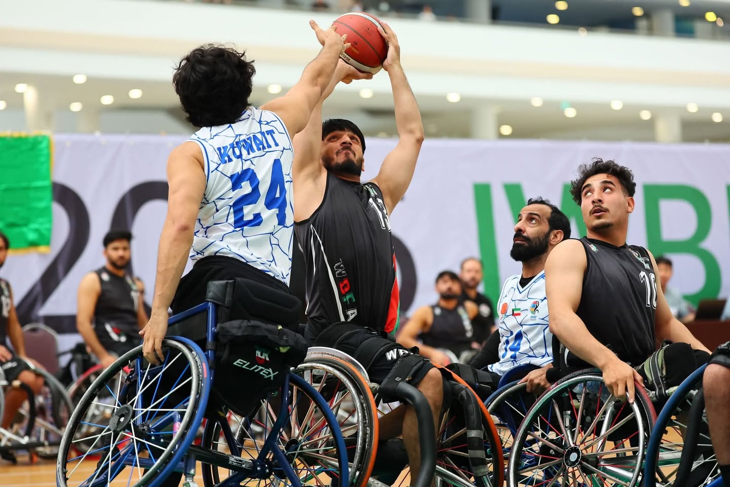 د ویلچر بسکتیال ملي لوبډلې په اسیایي سیالیو کې خپله څلورمه لوبه د کویټ پر وړاندې بایلوده