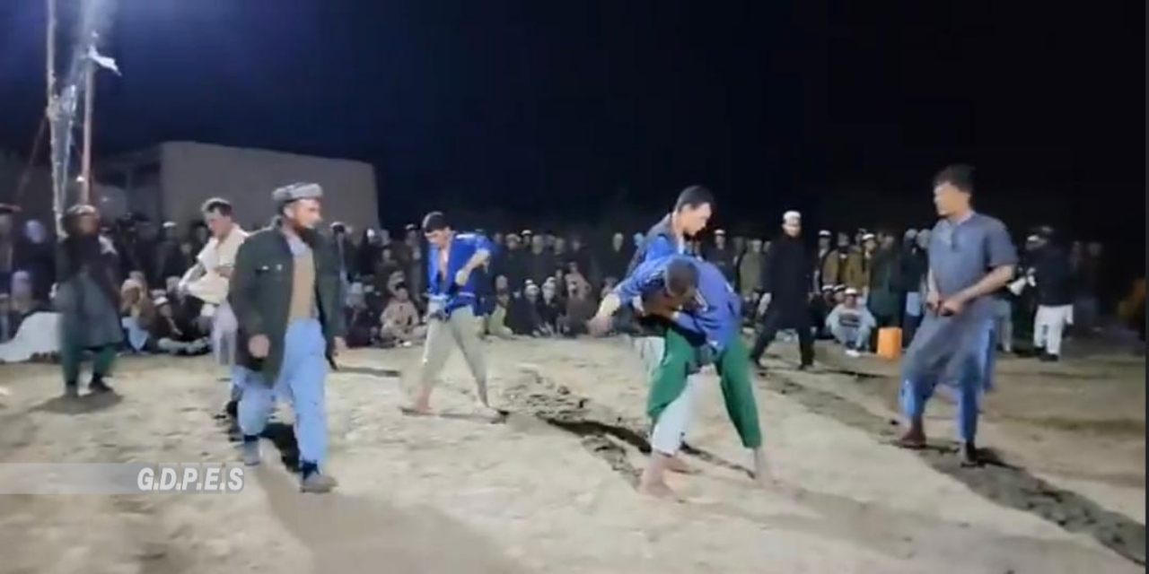 بلخ؛ دولت آباد ولسوالۍ کې د ۷۰ پهلوانانو ترمنځ د کورش سيالۍ وشوې