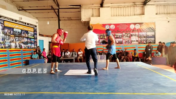 بلخ؛ یازدهمین دور رقابت های ووشو با اشتراک ۶۰ تن در شهر مزار شريف برگزار شد