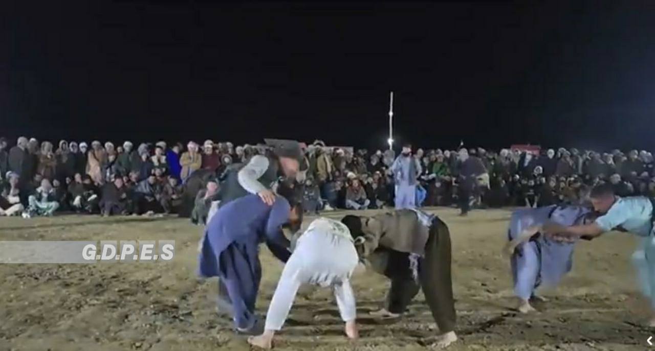 بلخ؛ دولت آباد ولسوالۍ کې د ۱۰۰ پهلوانانو ترمنځ د کورش سيالۍ وشوې