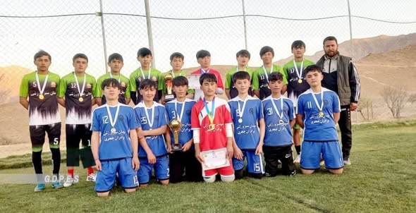غزنی؛ رقابت های فوتبال جوانان ۱۶ سال در ولسوالی جاغوری پایان یافت