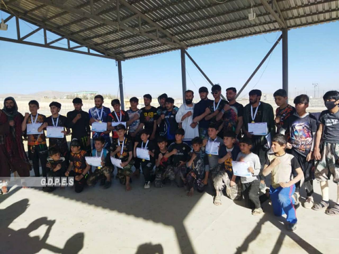 په پکتیا کې د ۴۰ ورزشکارانو ترمنځ د پانکریشن ټاکنیزې سیالۍ وشوې