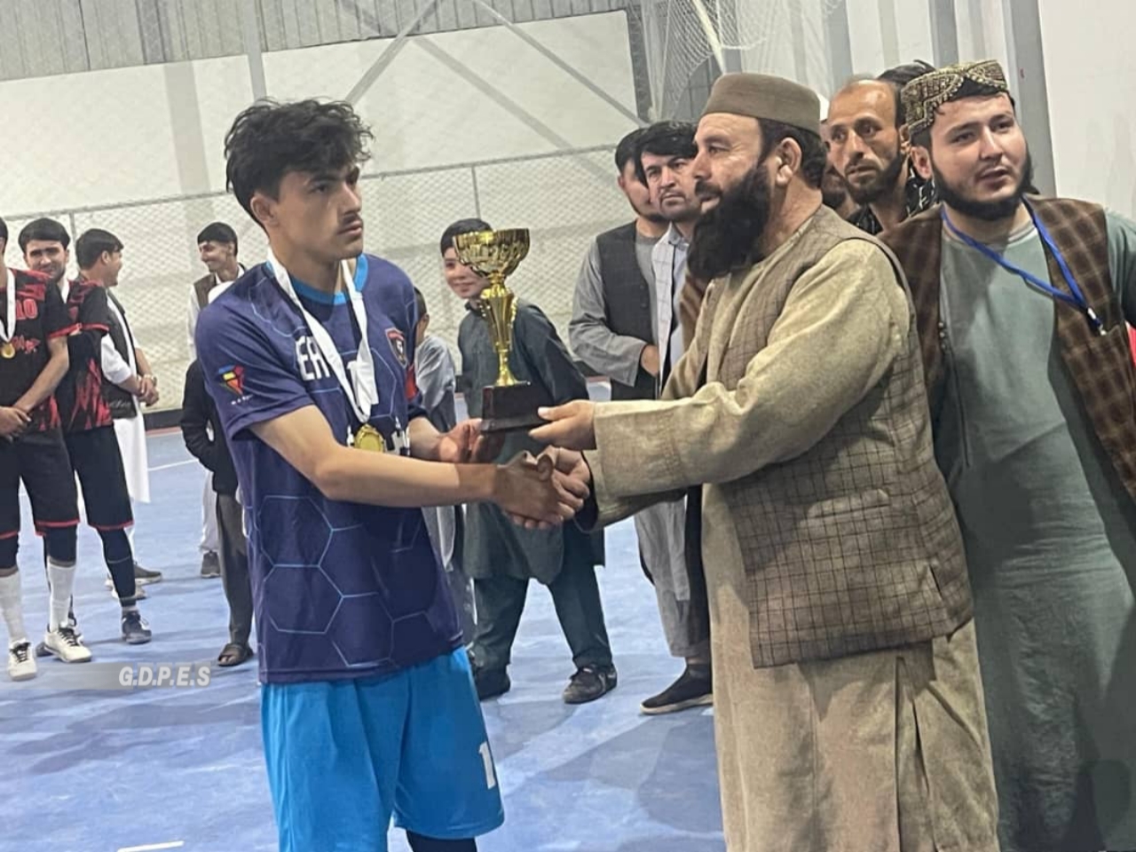 کندز؛ په امام صاحب ولسوالۍ کې د ۶۰ ورزش کارانو ترمنځ د غېږنیونې سیالۍ وشوې