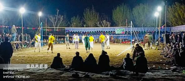 جوزجان؛ رقابت های والیبال درقریه شورتپه ولسوالی قرقین به پایان رسید