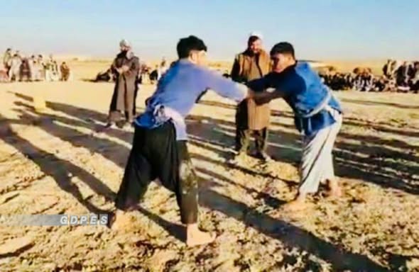 جوزجان؛ مسابقات محلی کورش در قریه کولبقال ولسوالی آقچه برگزار شد