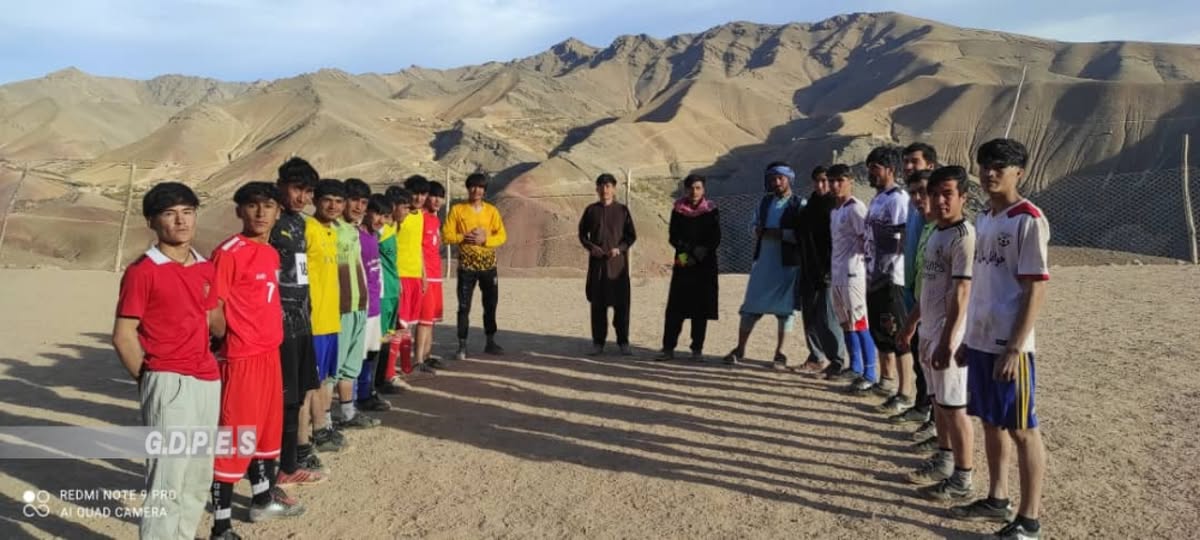 دایکندی؛ رقابت های فوتبال با اشتراک ده تیم در ولسوالی اشترلی آغاز شد