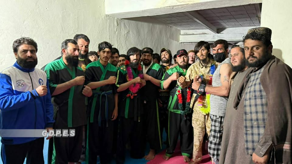 زابل؛ په شاجوی ولسوالۍ کې د٤٠ ورزشکارانو ترمنځ د فول رزم سیالۍ وشوې