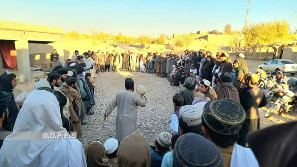 ارزگان؛ په مرکز ترینکوټ کې د ۳۵ ورزشکارانو ترمنځ د تيږې اچولو سيالۍ وشوې