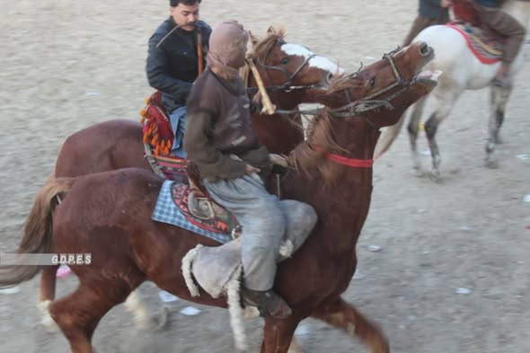 بلخ؛ مرکز مزارشريف ښار کې د ۶۰ چاپندازانو ترمنځ د وزلوبې سیالۍ وشوې