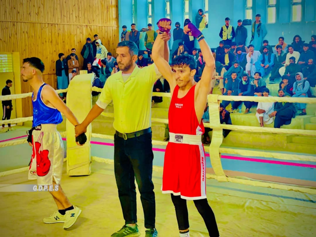 لغمان؛ په مرکز مهترلام کې د ۵۰ ورزشکارانو ترمنځ د بوکس ټاکنيزې سيالۍ وشوې