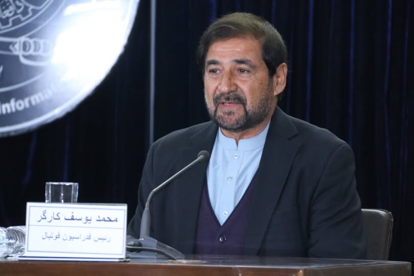 ‏د فوټبال ملي فدراسیون رئیس محمد يوسف کارګر: