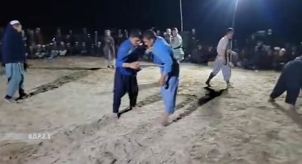 بلخ؛ کلدار ولسوالۍ کې د ۷۰ پهلوانانو ترمنځ د کورش سيالۍ وشوې