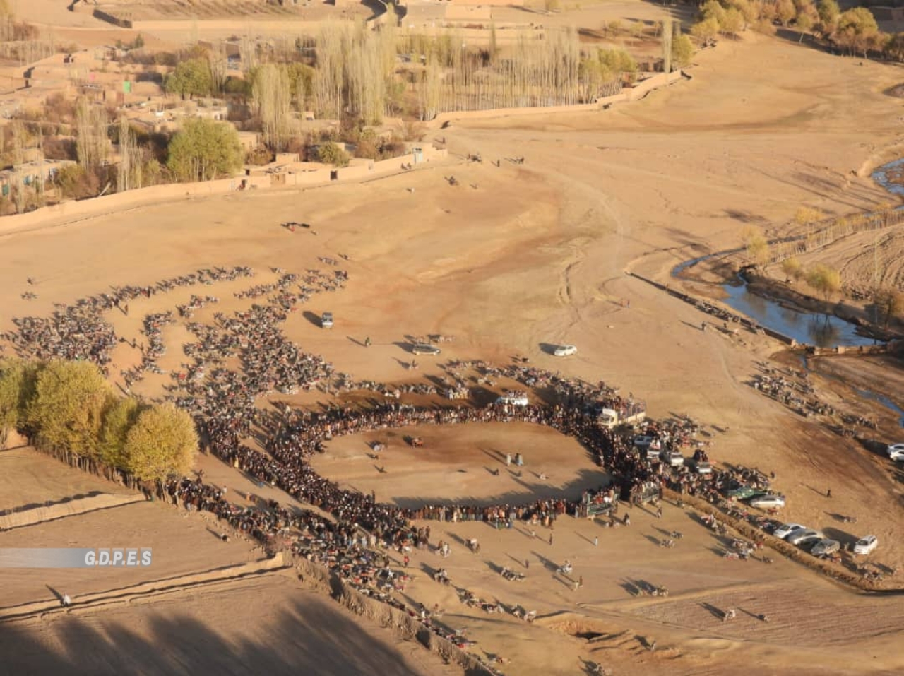 غور؛ مسابقات کشتی رستمی با اشتراک هشتاد ورزشکار در ولسوالی تولک برگزار گردید