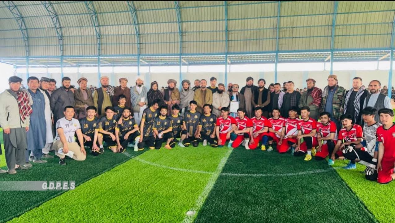 کندز؛ ورزشگاه فوتسال به ارزش یک‌صد هزار دالر آمریکایی افتتاح گردید