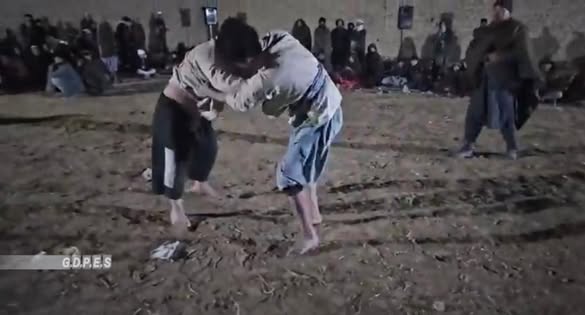 بلخ کې د ۷۰ پهلوانانو ترمنځ د کورش شپنۍ سيالۍ وشوې