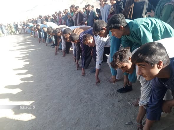 دایکندی؛ رقابت‌های دوش با اشتراک ۴۰ تن در ولسوالی کجران برگزار شد