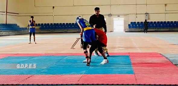 ننگرهار کې د ۱۰۰ ورزشکارانو ترمنځ د ووشو سيالۍ وشوې