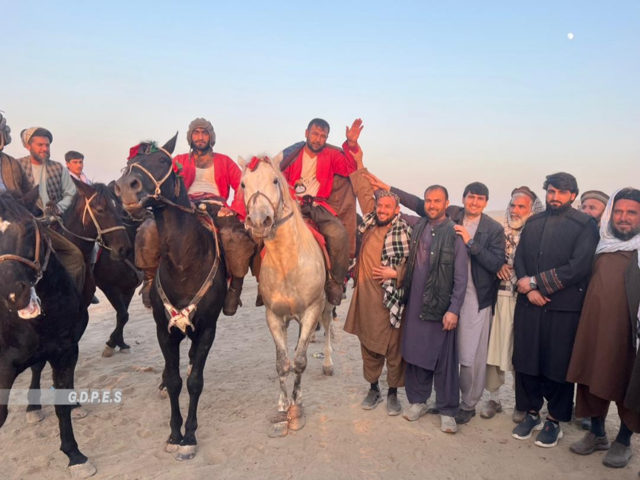 کندز؛ مسابقات بزکشی با اشتراک ۵۰ چاپنداز در ولسوالی امام صاحب برگزار شد