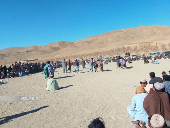 زابل؛ شینکۍ ولسوالۍ کې د ۶۰ پهلوانانو ترمنځ د سیمه‌ییزې غېږ نیونې سیالۍ ترسره شوې