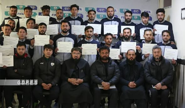 پایان کورس مربی‌گری مقدماتی فوتسال با اشتراک ۲۴ تن در کابل