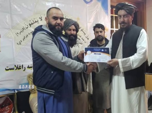 پایان سمینار آموزشی تربیت فکری برای ورزشکاران ولایت غزنی