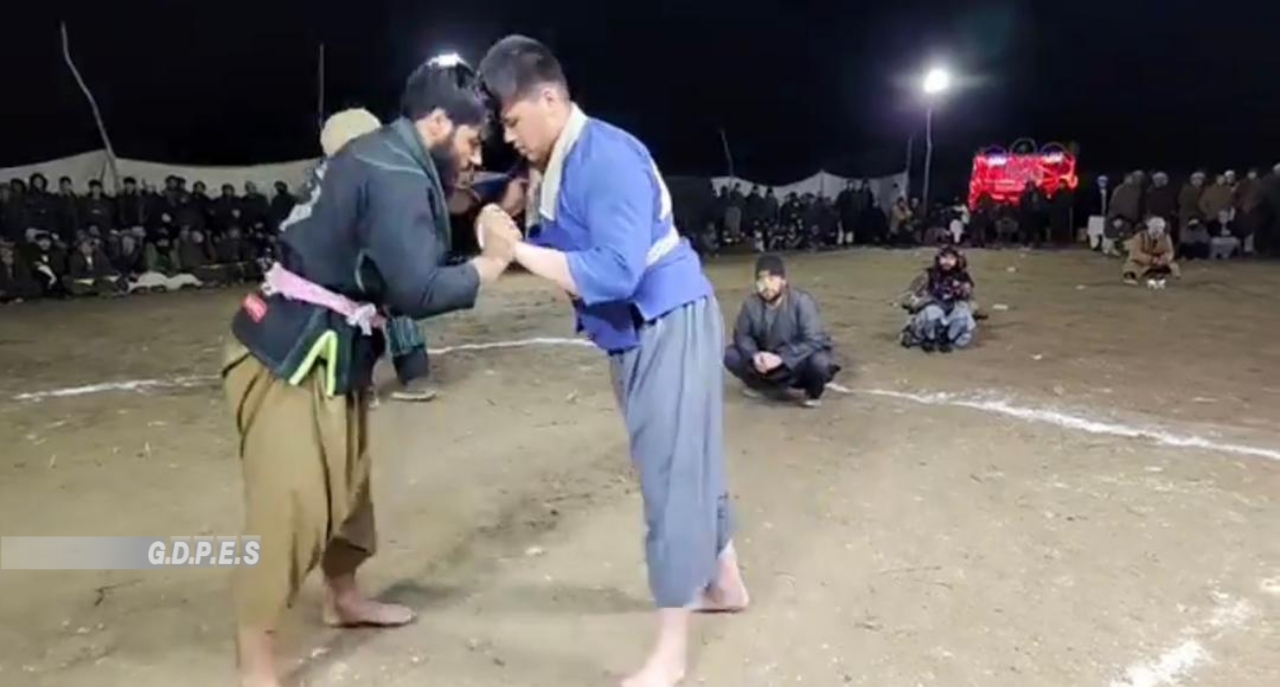 بلخ؛ برگزاری رقابت‌های کورش میان ۱۰۰ ورزشکار در ولسوالی چهار بولک