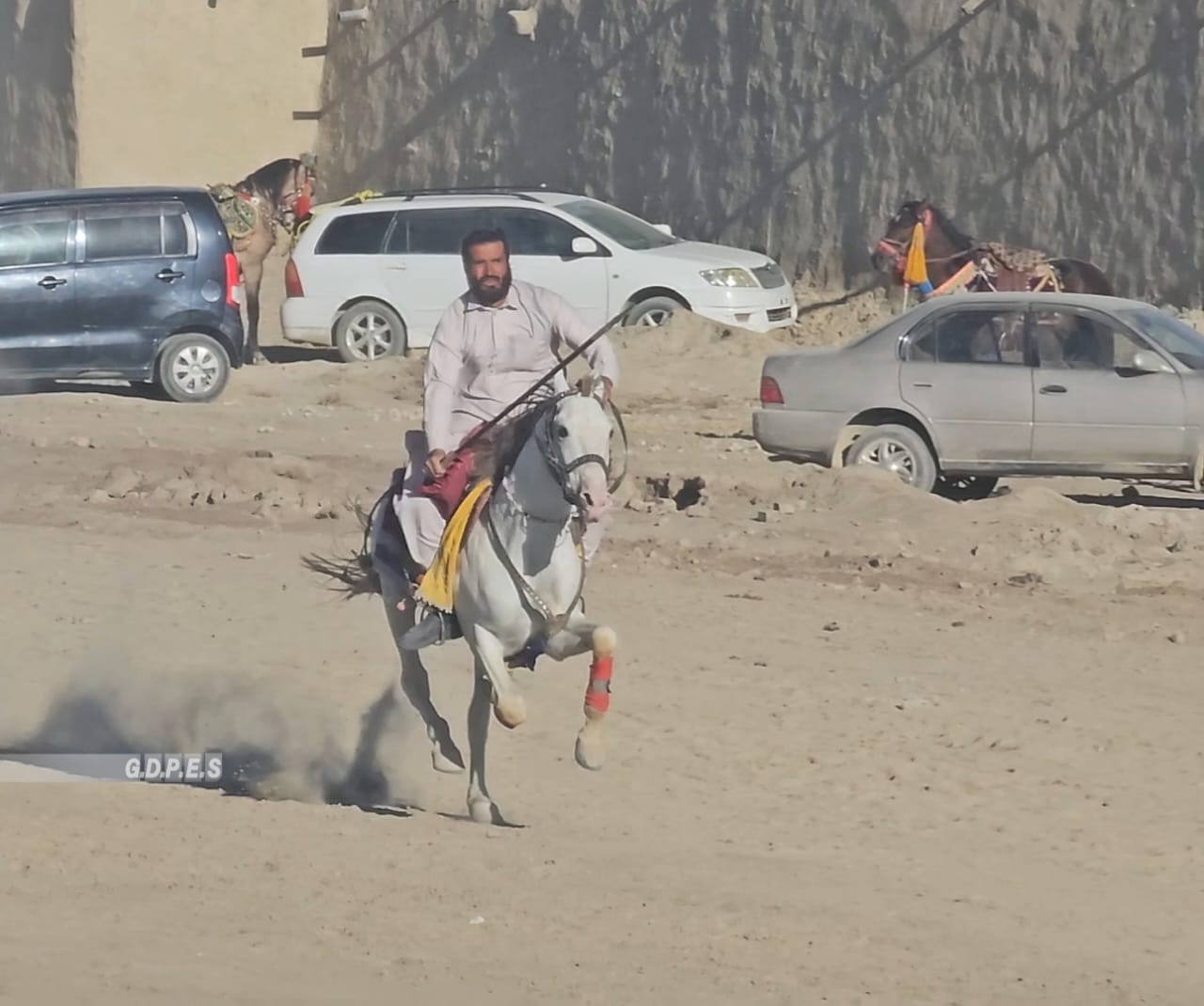 غزني؛ اندړ ولسوالۍ کې د اتو لوبډلو ترمنځ د نېزه وهلو سیالۍ وشوې