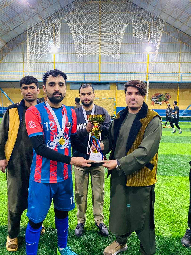 مسابقات فوتسال میان شش تیم در شهر شبرغان مرکز ولایت جوزجان به پایان رسید