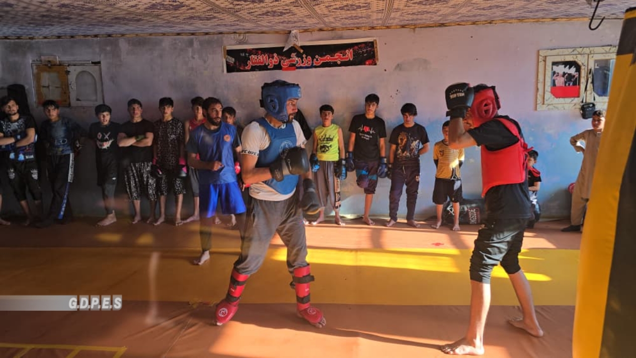 پکتیا؛ په مرکز ګردېز کې د ۲۶ ورزشکارانو ترمنځ د ووشو دوستانه سیالۍ وشوې