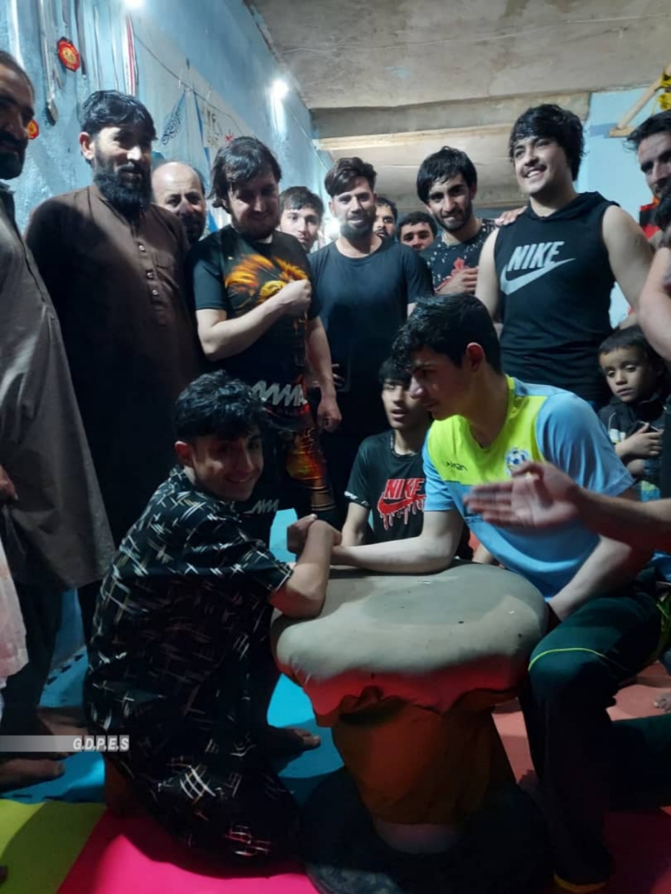 زابل؛ شاجوی ولسوالۍ کې د ۲۱ ورزشکارانو ترمنځ د لاس چپه کولو سیالۍ ترسره شوې