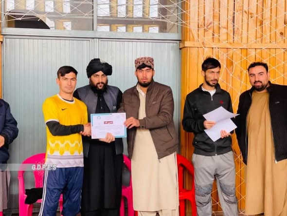 بغلان؛ پایان رقابت های فوتسال با اشتراک ۵ تیم در ولسوالی بغلان مرکزی