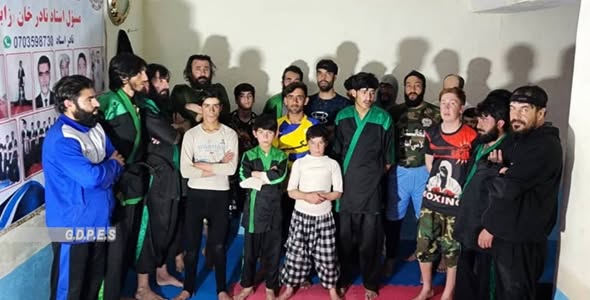 زابل؛ شاجوی ولسوالۍ کې د ۲۲ ورزشکارانو ترمنځ د فول رزم سیالۍ ترسره شوې