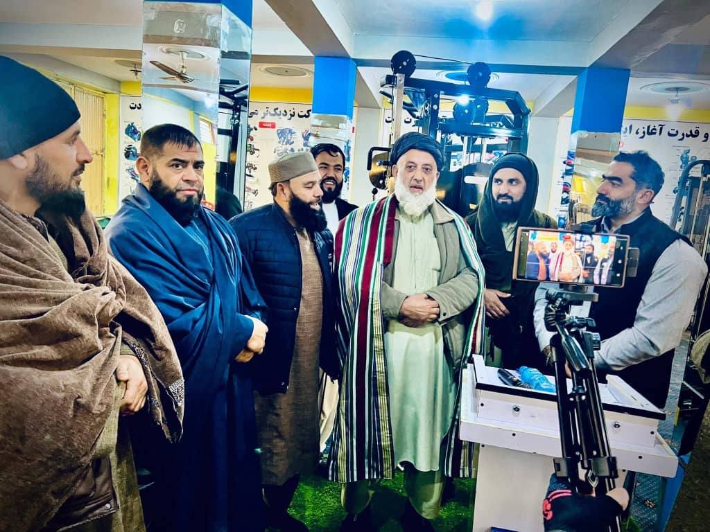 کندز؛ افتتاح کلب پرورش اندام و فتنس با هزینه ۲۰ هزار دالر در ولسوالی امام صاحب