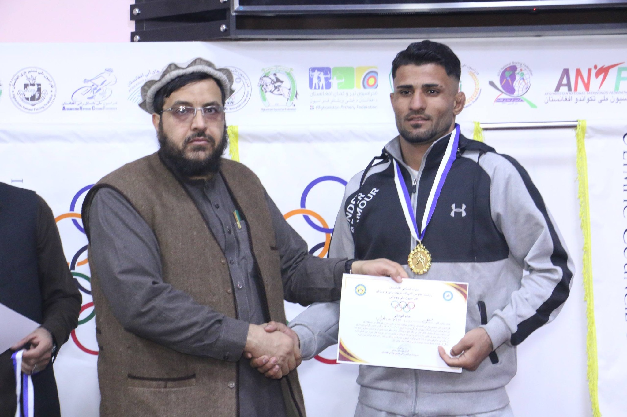 کابل کې د پهلوانۍ ګريګورمن سبک ملي لوبډلې ته غوره شوي پهلوانان وستايل شول