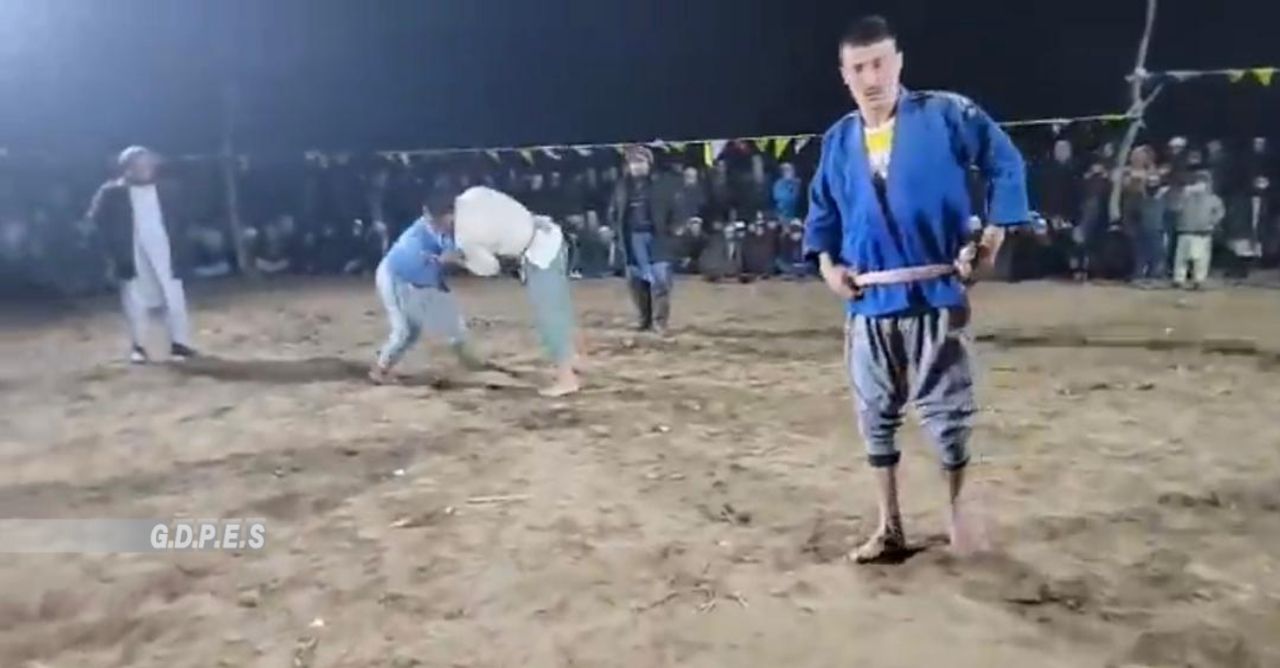 بلخ؛ شورتپې ولسوالۍ کې د ۱۰۰ پهلوانانو ترمنځ د کورش سيالۍ وشوې