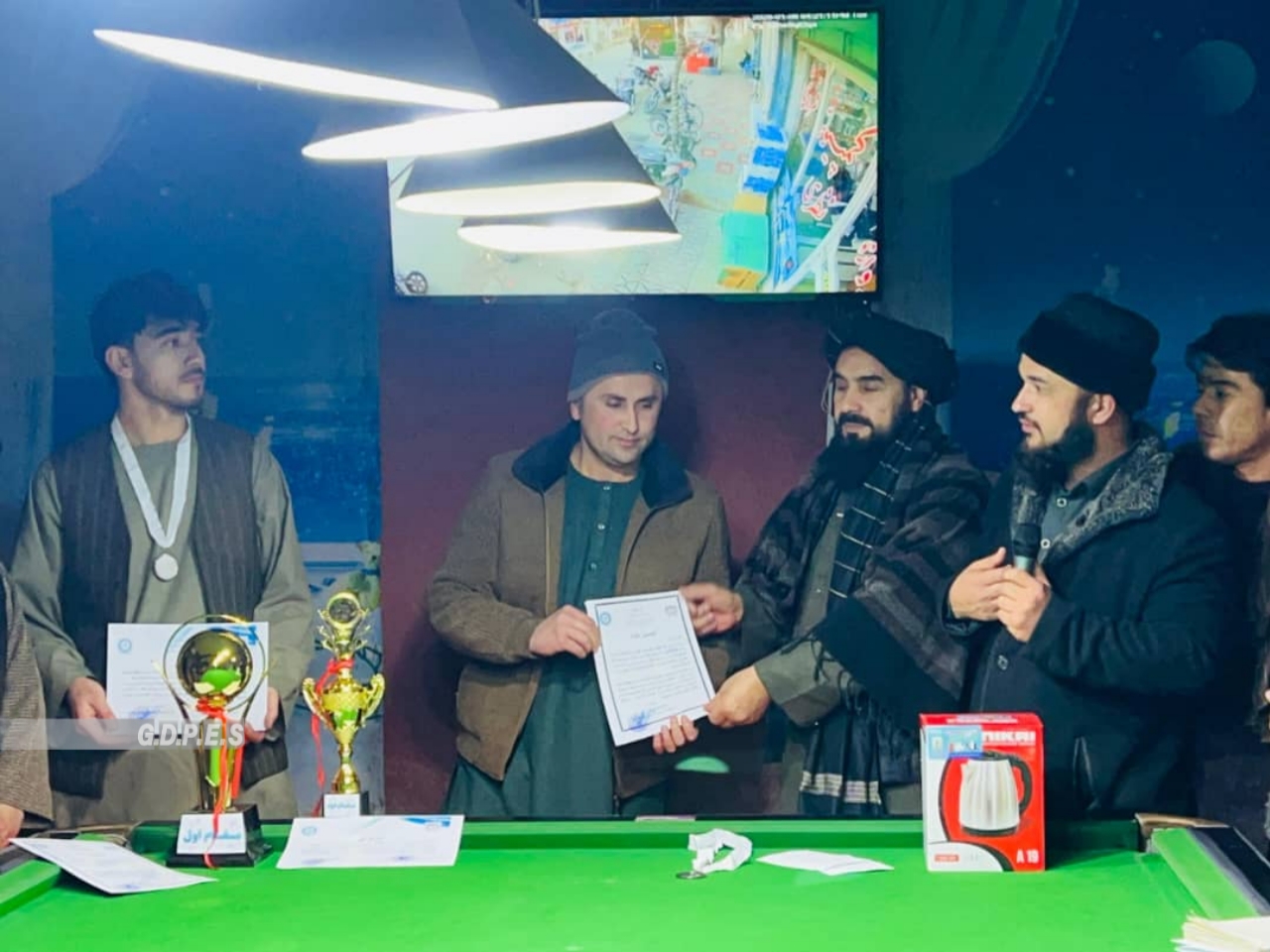 مسابقات جام زمستانی سنوکر در شهر میمنه ولایت فاریاب برگزار گردید