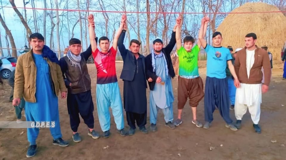 کندز؛ رقابت‌های والیبال با اشتراک شش تیم در ولسوالی امام صاحب برگزار شد