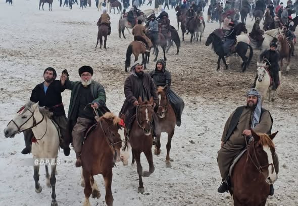 مسابقات بزکشی میان پنجاه چاپنداز در مرکز ولایت کندز برگزار گردید