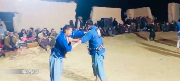 مسابقات پهلوانی میان چهل ورزشکار در ولسوالی خانقاه ولایت جوزجان برگزار گردید