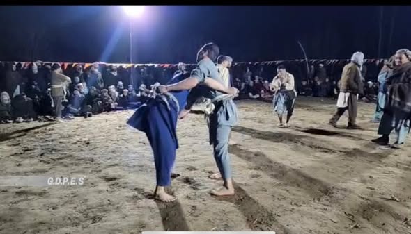 بلخ؛ رقابت‌های کورش محلی میان ۷۰ کورشکار در ولسوالی کلدار برگزار شد