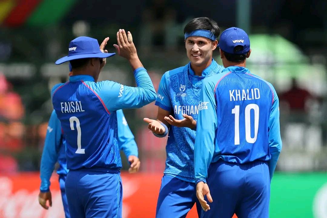 افغان ځوانانو کرېکټ ملي لوبډله د ۱۹ کلنو کم عمره ځوانانو نړیوال جام سياليو نيمه پايلوبې ته ووتله